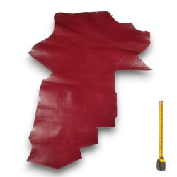 Peau de Chèvre 2nd choix cuir coloris Bordeaux