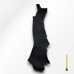 Flanc entier Tannage végétal cuir Vachette ép. 3,2 mm Noir