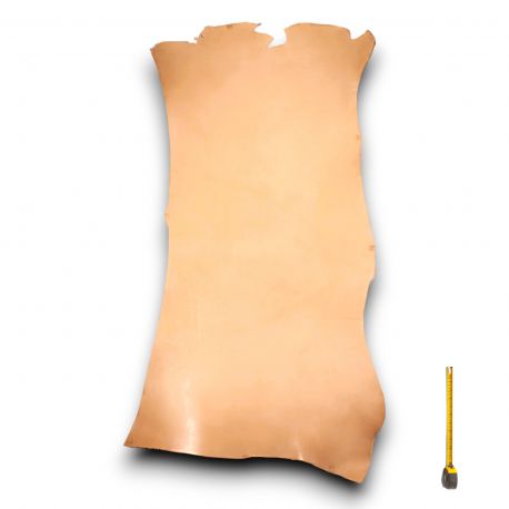 Collet entier Tannage végétal cuir Vachette 2nd choix ép. 3,4 mm coloris Naturel