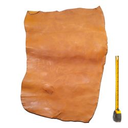 Peau de Vachette cuir Marron patiné