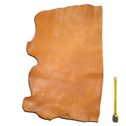 Peau de Vachette cuir Marron patiné