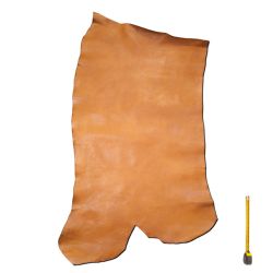 Peau de Vachette cuir Marron patiné