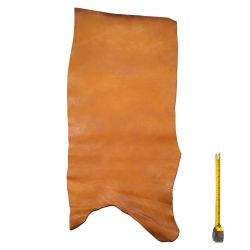 Peau de Vachette cuir Marron patiné