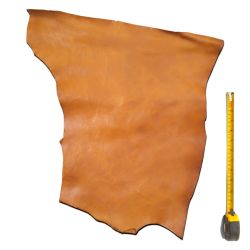 Peau de Vachette cuir Marron patiné