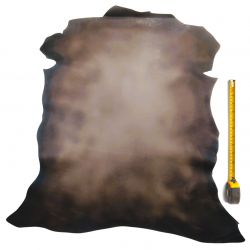 Peau entière de Chèvre cuir Marron patiné main