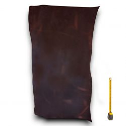 Cuir épais tannage végétal Vachette ép. 3,4mm Marron