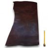 Cuir épais tannage végétal Vachette ép. 3,6mm Marron