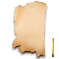 Cuir épais tannage végétal Vachette grade B ép. 2,8 mm peau coloris Naturel