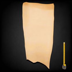 Cuir épais tannage végétal Vachette grade B ép. 2,8 mm peau coloris Naturel