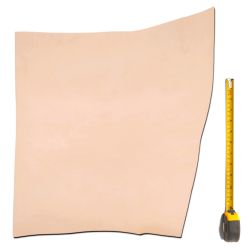 Cuir épais tannage végétal Vachette ép. 3,8 mm peau coloris Naturel