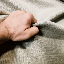 1 mètre linéaire toile Lin pur coloris naturel laize 140 cm