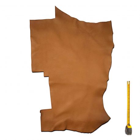 Peau de Veau grainé cuir Marron