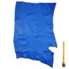Cuir Veau grainé Tanneries d'Annonay Bleu ép. 2,4mm