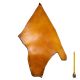 Cuir véritable Marron patiné tannage végétal peau épaisseur 2 mm