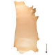 Bande entière SKIRTING cuir Vachette tannage végétal ép. 4,5mm Grade B coloris Naturel