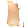 Bande entière Vachette cuir tannage végétal ép. 4 mm Grade B coloris Naturel Skirting