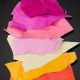0,6 kg chutes de cuir multicolores