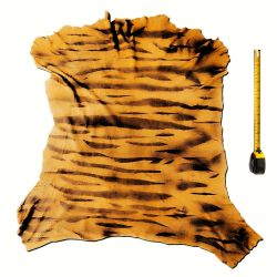 Peau entière de Chèvre cuir multicolore finition velours Wild Collection