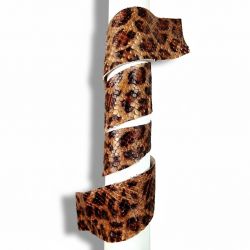 Peau de Serpent Python cuir multicolore