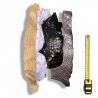 4 morceaux de cuirs Exotiques peaux multicolores