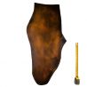 Cuir véritable Marron patiné tannage végétal peau épaisseur 2 mm