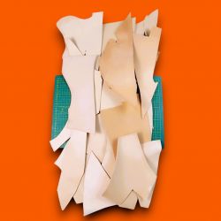1 kg morceaux cuir Vachette tannage végétal