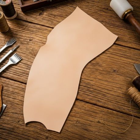 Cuir tannage végétal peau coloris naturel épaisseur 2 mm