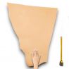 Cuir épais tannage végétal Vachette ép. 3,4 mm peau coloris Naturel