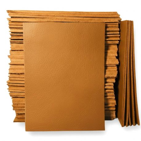 Pièce de cuir véritable peau de Vachette Marron