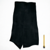 Croupon Tannage végétal cuir de Vachette teinté Noir