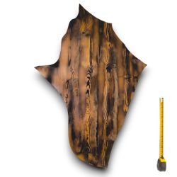 Cuir au tannage végétal peau Vachette Wood Collection