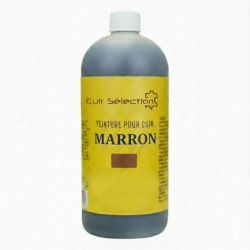 Teinture pour cuir coloris NOIR - 100 ml - Leather dye