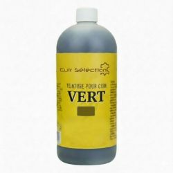 Teinture pour cuir coloris VERT BRONZE - 100 ml - Leather dye