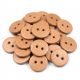 4 boutons en cuir tannage végétal épaisseur 5 mm diamètre 28 mm