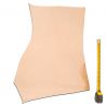 Cuir épais tannage végétal Vachette ép. 3,4 mm peau coloris Naturel