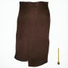 Croupon ép. 2,5mm Tannage végétal cuir Vachette coloris Marron foncé