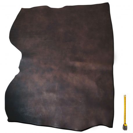 Croupon entier Marron finition grainée tannage végétal ép. 2,8 mm