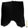 Croupon entier ép. 3 mm Harness cuir tannage végétal Vachette Noir