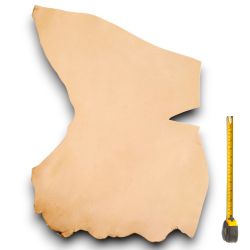 Cuir épais Vachette tannage végétal peau coloris Naturel
