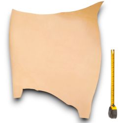 Cuir épais Vachette tannage végétal peau coloris Naturel