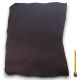 Collet entier Vachette ép. 2,6 mm tannage végétal Marron foncé finition grainée