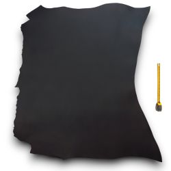 Collet entier Vachette ép. 3 mm tannage végétal Marron foncé finition grainée