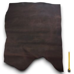 Croupon Vachette ép. 2,6 mm tannage végétal Marron foncé
