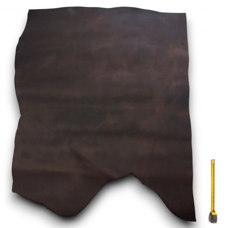 Croupon Vachette ép. 2,6 mm tannage végétal Marron foncé