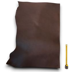 Collet Vachette ép. 3,4 mm tannage végétal Marron foncé