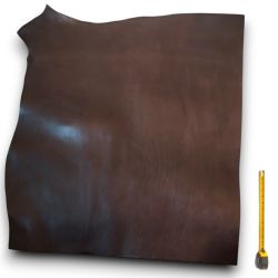 Collet Vachette ép. 3,6 mm tannage végétal Marron foncé finition grainée