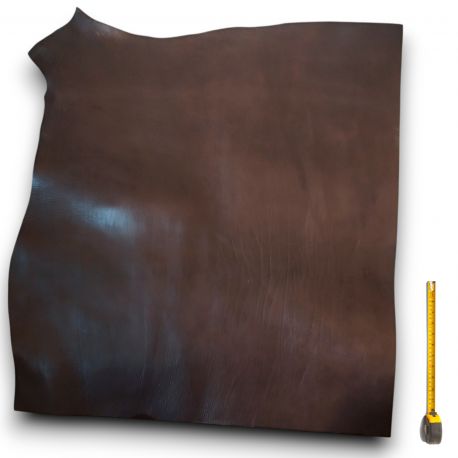 Collet Vachette ép. 3,6 mm tannage végétal Marron foncé finition grainée