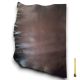 Collet entier Vachette ép. 2,8 mm tannage végétal Marron foncé finition grainée