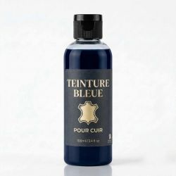 Teinture pour cuir coloris BLEU - 100 ml - Leather dye