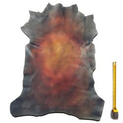 Peau entière de Chèvre cuir patiné Sunburst